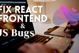 fix react frontend bugs and javascript issues