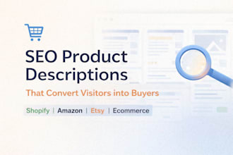 write SEO friendly product descriptions for ecomerce