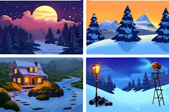 create educational illustrations for web, apps or printing