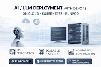 deploy ai llm applications with devops on cloud, kubernetes and runpod