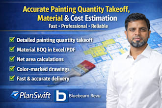 do painting quantity takeoff and material estimation