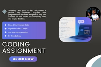 professionally complete your coding assignment