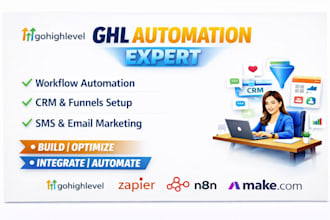 be your gohighlevel expert for funnels, CRM, and automation