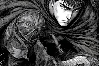 draw professional custom manga page