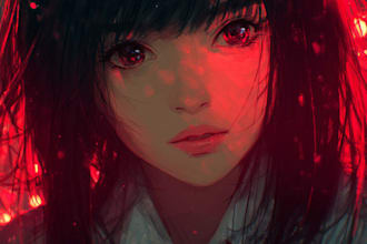 draw anime manga character illustration