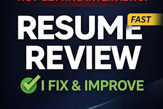 review and improve your resume to get more interviews