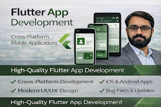 build flutter mobile apps for android and ios