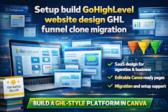 build your gohighlevel website ghl funnel clone website sales funnel