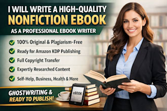 write a high quality nonfiction ebook as a professional ebook writer
