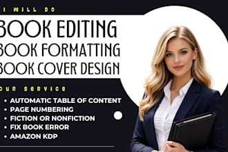 format edit create automated table of contents add page number, publishing error