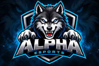 design a custom mascot logo for your brand or team