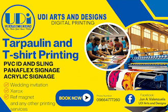 create professional tarpaulin signage and print layouts