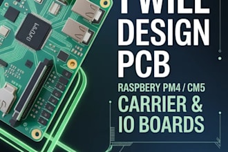 design pcbs for raspberry pi cm4 cm5 carrier boards and io board