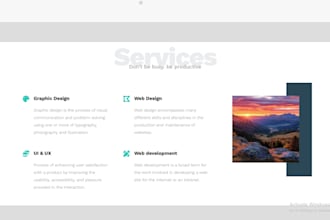 design  websit  HTML and CSS