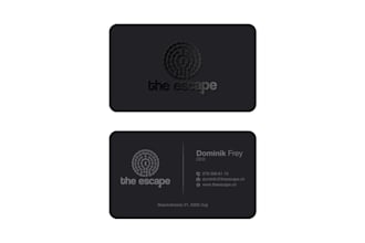 create stunting business card design