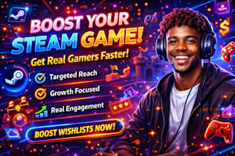 pro steam game promotion roblox game steam wishlists game growth steam promotion