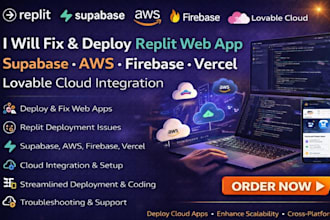 fix deploy replit web app supabase aws firebase vercel lovable cloud integration