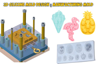 3d face silicone mold, design mold design silicone mold, plastic chocolate mold