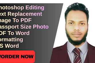 do image or photo editor, ms word, image to pdf and pdf to word work