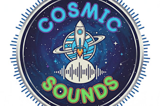design a professional podcast logo for your show