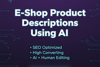 write  SEO amazon product descriptions that sell