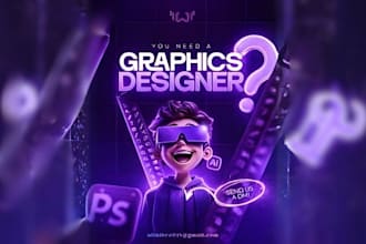 design eye catching poster as per your need