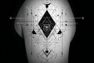 create a minimalist fine line tattoo design