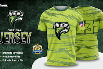 do custom jersey design or sublimation design