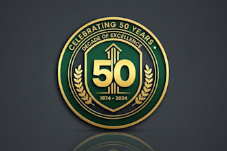 make your excellent event and anniversary logo design