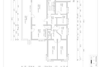 digitize floor plans into accurate cad drawings dwg or PDF