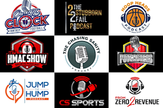 do podcast cover art logo design