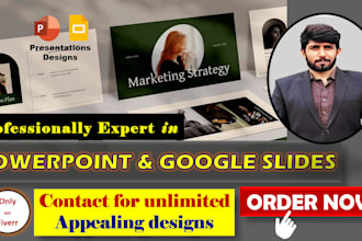 design powerpoint, google slides for elearning, training, online course, webinar