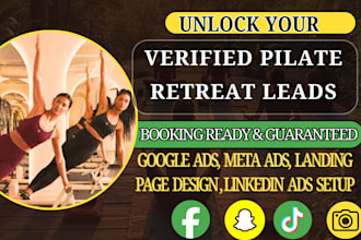 usa retreats leads pilate retreat marketing pilate leads facebook ads google ads