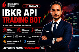 develop ibkr tws API automated trading bot for interactive brokers