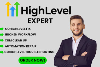 fix and optimize your gohighlevel CRM and automation issues