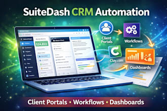 setup suitedash crm automation suitedash client clay com suitedash dashboard