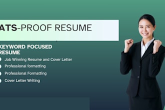 do professional ats optimized CV resume