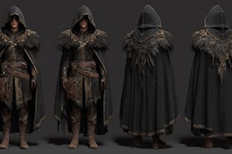 create a dark fantasy character for you