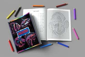 create mystery mosaic color by number book interior for KDP