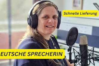 be your german female voice over