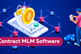 develop MLM matrix and ROI smart contracts on polygon, bsc, and ethereum