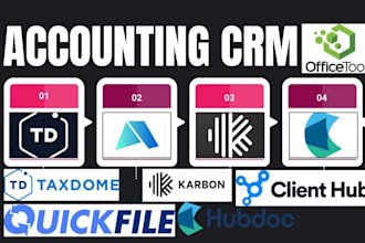 setup taxdome canopy karbon quickfile officetools thrivetax hubdoc client hub