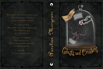 create dark fantasy book covers and illustrations