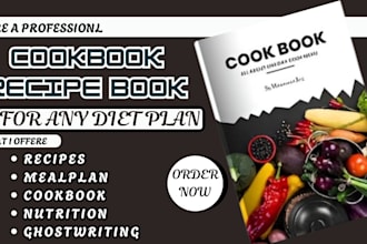 write a professional diabetic cookbook with healthy recipes