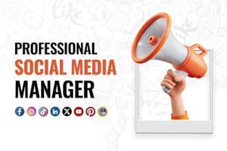 be social media marketing manager and content creator