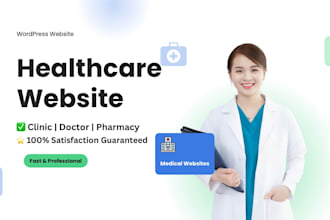 build a healthcare wordpress website for doctors