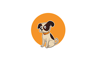 create creative and good looking puppy logo design