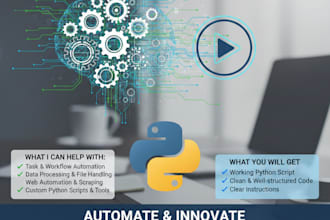 automate tasks and build custom python scripts