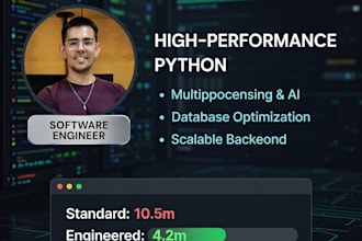 build high performance python scripts and ai automation