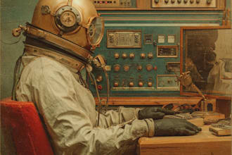 make vintage album cover for you